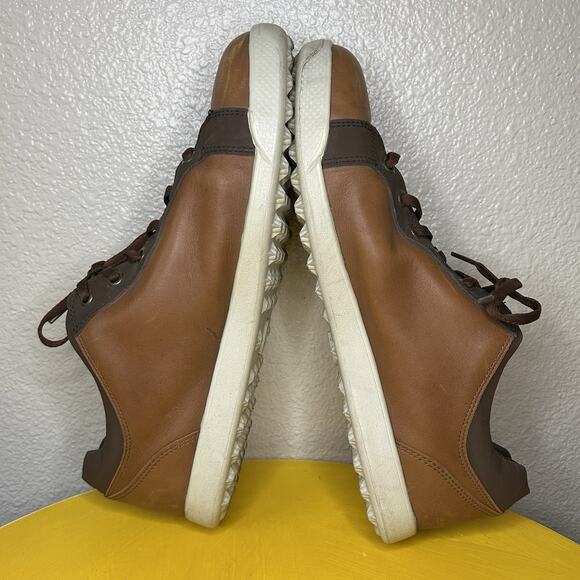 FootJoy FJ Contour Casual Mens 10 M Brown Leather 54222 Spikeless Golf Shoes - Picture 11 of 16